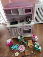kinderkeukentje met extra spullen sint/ kerst/ verjaardag, Ophalen, Zo goed als nieuw, Hout, Speelkeuken