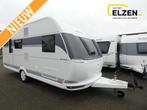Hobby De Luxe 490 KMF Model 2026, incl. opties, Caravans en Kamperen, Caravans, Dwarsbed, Hobby, Bedrijf, Treinzit