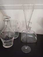 Karaf (2) glas en waterkan, Ophalen of Verzenden, Zo goed als nieuw, Overige typen