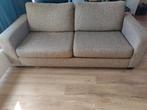 Beige bruine bank., Huis en Inrichting, Banken | Bankstellen, Ophalen, Gebruikt, Driepersoons, 75 tot 100 cm