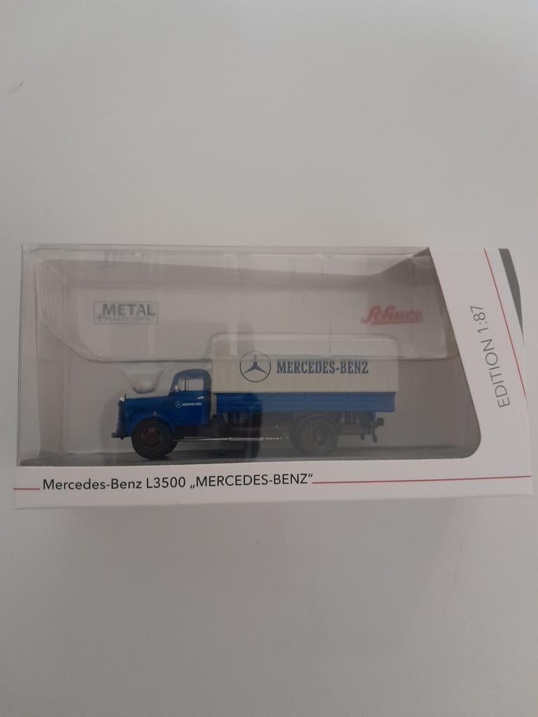 Schuco Mercedes-Benz L3500 Modelauto - Nieuwstaat, Ophalen of Verzenden, Zo goed als nieuw, Bus of Vrachtwagen, Schuco