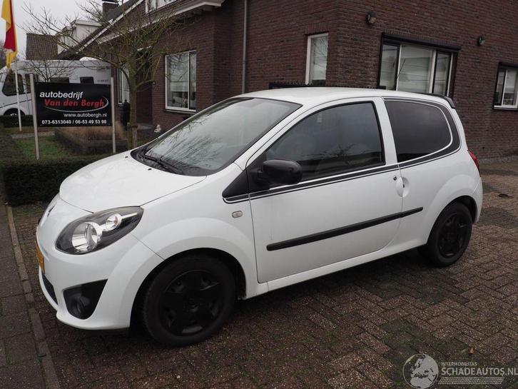 Renault Twingo 1.2-16VCollection (bj 2011), Auto diversen, Schadeauto's, Renault, Handgeschakeld, Benzine, Hatchback, Wit