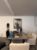 5 beige stoelen riviera maison stijl, Gebruikt, Wit, Ophalen of Verzenden, Stof