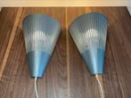 Twee vintage Ikea Klyka v9811 zilverkleurig metaal, Huis en Inrichting, Lampen | Wandlampen, Ophalen of Verzenden, Metaal