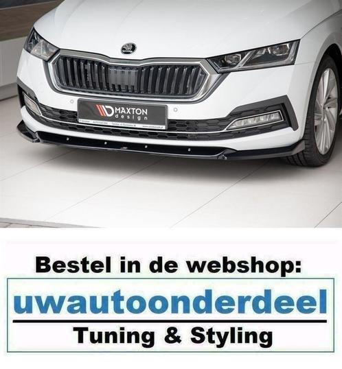 Maxton Spoiler Lip Splitter Voor Skoda Octavia MK4 Standaard, Auto diversen, Tuning en Styling, Verzenden