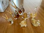 7 vintage Murano dieren met echt goud, Ophalen