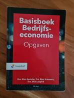 Basisboek Bedrijfseconomie, Ophalen of Verzenden, Zo goed als nieuw, Overige niveaus, Rien Brouwers; Wim Koetzier; Olaf Leppink
