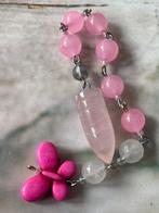 Rozekwarts pendel, Sieraden, Tassen en Uiterlijk, Edelstenen, Ophalen of Verzenden, Nieuw