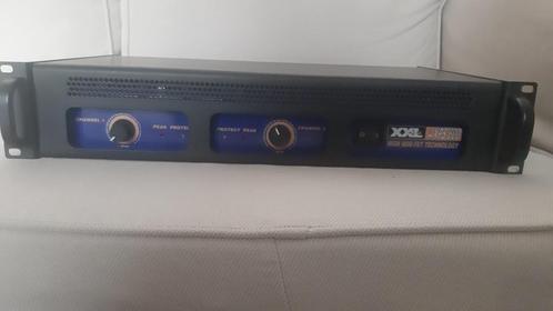 XXL Powersound AXPS 600 stereo eindversterker mosfet, Audio, Tv en Foto, Versterkers en Receivers, Zo goed als nieuw, Stereo, 120 watt of meer