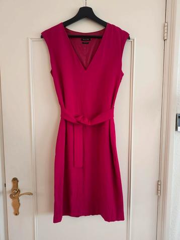 Jurk Massimo Dutti maat s 36 diep roze met ceintuur  beschikbaar voor biedingen