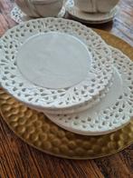 Brocante Gebaksbordjes - Set van 10, Ophalen of Verzenden