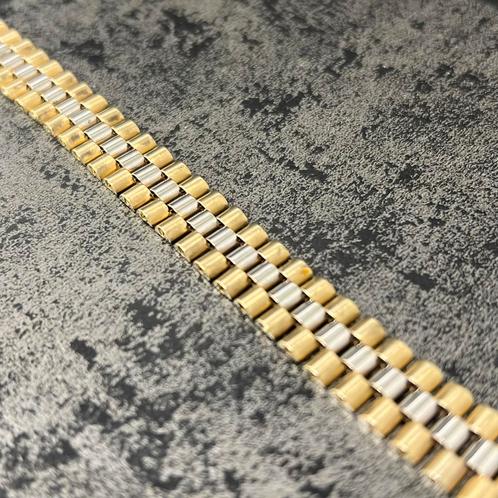 14k gouden armband rolex schakel dik, Sieraden, Tassen en Uiterlijk, Armbanden, Nieuw, Goud, Ophalen of Verzenden
