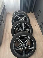 Mercedes AMG Velgen + Banden Set, Auto-onderdelen, Banden en Velgen, Ophalen, 18 inch, Gebruikt, Banden en Velgen