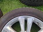 Kia Optima aluminium velgen met winterbanden., 215 mm, 17 inch, Banden en Velgen, Gebruikt