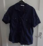 Zomerblouse donkerblauw, Ophalen of Verzenden, Zo goed als nieuw, Maat 38/40 (M), Blauw