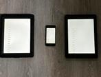 2x ipad 1x Iphone zie tekst, Computers en Software, Apple iPads, 10 inch, Gebruikt, Wit, Apple iPad Air