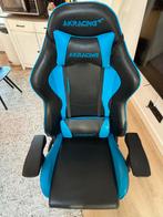 AKRacing Gaming Bureaustoel - Blauw/Zwart, Huis en Inrichting, Bureaustoelen, Ophalen, Blauw, Zo goed als nieuw, Bureaustoel