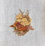 Borduurwerk, zijde, paddenstoel, vintage, Ophalen, Gebruikt, Handborduren, Overige typen