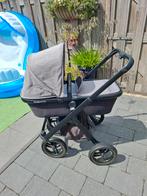 Dubatti One Kinderwagen - Zwart/Grijs, Kinderen en Baby's, Kinderwagens en Combinaties, Gebruikt, Verstelbare duwstang, Ophalen