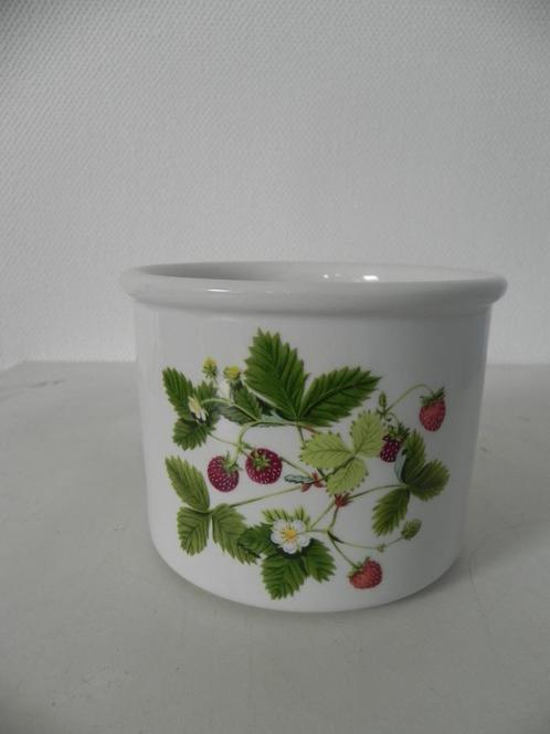 Portmeirion Summer Strawberries potje aardbeien, Huis en Inrichting, Keuken | Servies, Zo goed als nieuw, Overige typen, Overige stijlen