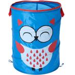 Handige opvouwbare wasmand blauwe vogel, Ophalen of Verzenden, Nieuw, Rechthoekig, Kunststof