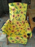 Vintage zetel/stoel doek, Huis en Inrichting, Stoffering | Tapijten en Kleden, Groen, Ophalen of Verzenden, Zo goed als nieuw