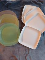 Borden en Tupperware set, Ophalen of Verzenden, Rond