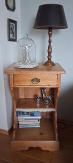 Grenen Bijzetkastje - 46x38x75cm, Ophalen, Minder dan 50 cm, Gebruikt, Met lade(s)