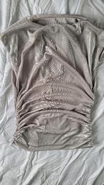 Zilveren top mt.L, Kleding | Dames, Tops, Overige kleuren, Maat 42/44 (L), Nieuw, Ophalen of Verzenden