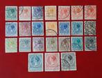 1924 Nederland Koningin Wilhelmina Postzegels 24 stuks, Postzegels en Munten, Postzegels | Nederland, Ophalen, T/m 1940, Gestempeld