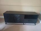 Tv dressoir eikenhout zwart visgraat z.g.n., Ophalen
