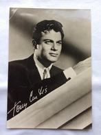 Tony Curtis zwart-witfoto acteur jaren 50 20 x 15 cm, Ophalen of Verzenden, Gebruikt, Film, Foto of Kaart
