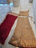 Indiase Kleding 1x gedragen Maat M Goud/Rood, Ophalen, Gedragen, Rood, Overige typen