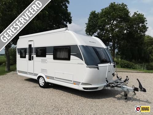 Hobby On Tour 470 UL, Caravans en Kamperen, Caravans, tot en met 4, 1000 - 1250 kg, Rondzit, Hobby, Dwarsbed, 2 aparte bedden