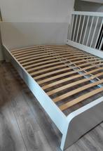 Bed ombouw 160x200cm zgan, Huis en Inrichting, Ophalen, Wit, Tweepersoons, Zo goed als nieuw