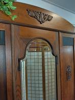 Demontabele art-deco spiegelkast kledingkast servieskast, Gebruikt, 200 cm of meer, Ophalen of Verzenden, Nvt