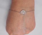 Zilveren verstelbaar armbandje met levensboom nr.1011