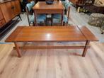 Vintage salontafel teak mid century design tafel coffeetable, Vintage mid century design jaren 60 70, ..., 50 tot 100 cm, Zo goed als nieuw