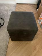 Poef Leenbakker, Huis en Inrichting, Ophalen, Minder dan 50 cm, Rond, Zo goed als nieuw