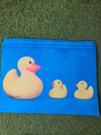 4 Nieuwe badmatten eend, Ophalen of Verzenden, Nieuw, Blauw