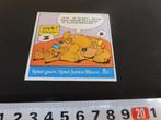 sticker POSTBANK strip spaar junior blauw MPF169, Ophalen, Zo goed als nieuw