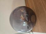 Grijs en blauw kleurig glazen lamp., Ophalen of Verzenden, Zo goed als nieuw, E27 (groot)