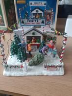 Lemax frosty's kerstbomen verkoop kerstdorp miniatuur, Ophalen of Verzenden