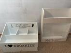 Xenos postvak mail organizer set, Huis en Inrichting, Woonaccessoires | Krantenbakken en Lectuurbakken, Ophalen of Verzenden, Zo goed als nieuw