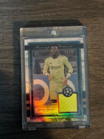 André Onana patch 11/75 2020/21 Topps Museum Collection beschikbaar voor biedingen