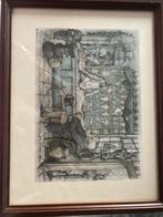 Anton Pieck Prent - 1966 - Ingelijst, Ophalen of Verzenden