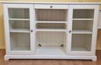 Wit IKEA dressoir, type Liatorp, Ophalen, 100 tot 150 cm, Glas, Zo goed als nieuw