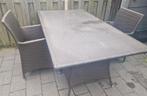 Tuintafel met 2 stoelen - Wicker, Gebruikt, Wicker, Tuinset, Eettafel