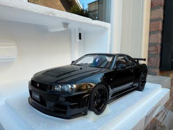 1:18 Nissan Skyline GT-R (R34) Z-Tune 2005 Zwart Autoart beschikbaar voor biedingen