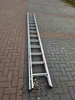 Aluminium Ladder - 4.50 Meter 2 stukken, Doe-het-zelf en Verbouw, Ladders en Trappen, D, Z, Gebruikt, Ophalen of Verzenden